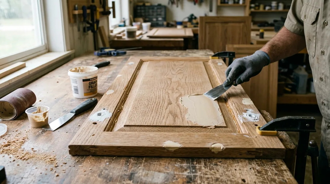 Loose joints, chipped edges, and blown-out screw holes get fixed first — San Angelo, TX